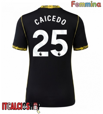 Chelsea Moises Caicedo #25 Seconda Maglia Femmina 2026-27 Manica Corta